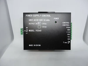 Sistema eléctrico de control de bloqueo de acceso a puerta fuente de alimentación 12V 5A temporizador ajustable A+ - Imagen 1 de 12