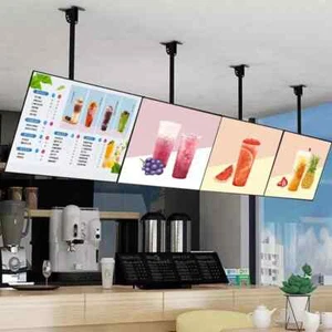 LED Slim Advertising Lightbox Sign Wall-Mounted Poster Board Menu Frame A2 - Picture 1 of 3