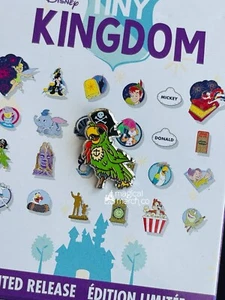 2022 Disney Parks Tiny Kingdom Pin 3rd Edition Series 1 Pirates Parrot Bird - Picture 1 of 1