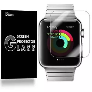 Tempered Glass Screen Protector Guard For Apple Watch Series 6 5 4 SE (40/44mm) - Picture 1 of 4
