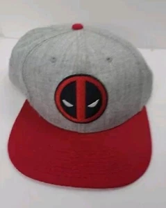 Marvel Deadpool Baseball Hat Black Grey Red New Without Tags - Picture 1 of 7