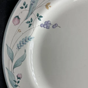 Pfaltzgraff April Dinner Plates 10 1/4" Purple Pink Flowers Greenery REPLACEMENT - Picture 1 of 4