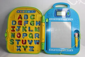 Leapfrog Go With Me ABC Backpack Green Writing, Drawing, Language Ages 3-6 - Picture 1 of 12