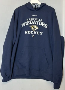 Nashville Predators Jersey XL Reebok Collection Style Hoodie NHL - Picture 1 of 15