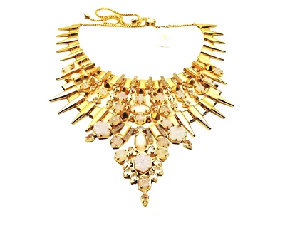 Ожерелье KENDRA SCOTT Seraphina позолоченное швабра агат друзы заявление - Изображение 1 из 4