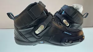 Spada Compact Waterproof Motorcycle boots Motorbike size 46 - Black - Picture 1 of 4