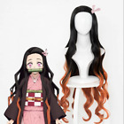 Anime Demon Slayer Nezuko Kamado Wig Hair Realistic Kimetsu No Yaiba Cosplay