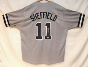 New York Yankees GARY SHEFFIELD #11 Signed Custom Jersey PSA/DNA Certified - Picture 1 of 24