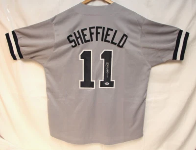 New York Yankees GARY SHEFFIELD #11 Signed Custom Jersey PSA/DNA Certified - Image 1 of 4