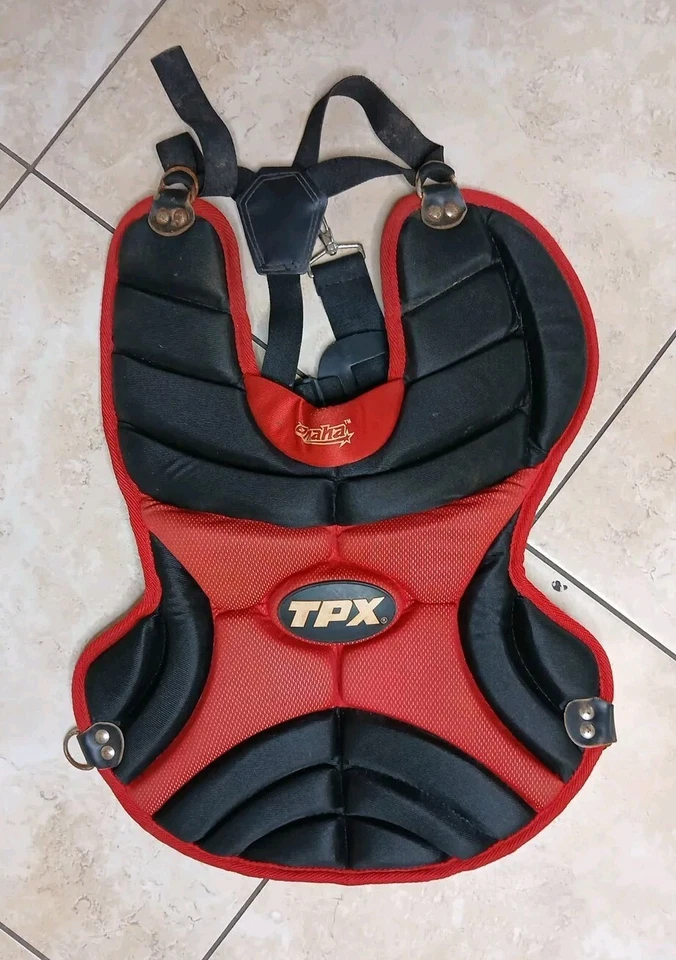Louisville Slugger TPX Catcher's Chest Protector (Red/Navy)  - Image 1 of 4