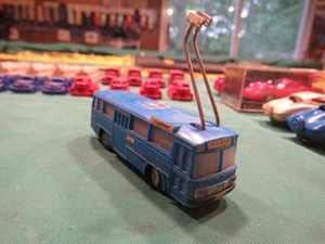 Vintage EHEIM N scale TROLLY BUS: Runs from wires above/No Track needed! AURORA - Picture 1 of 16