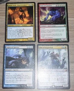 MTG 4x Raro Mirko Vosk Mind Drinker, Deus of Calamity, Nightveil Spector, Sire - Foto 1 di 2
