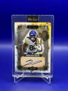 Jordan Whittington 2/2 Auto 2024 Wild Card 5 Card Draw 🔥  - Picture 1 of 2