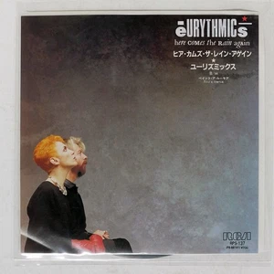 EURYTHMICS HERE COMES RAIN AGAI RCA RPS137 Japan INSERT COMPANY SLEEVE VINYL 7 - Picture 1 of 1
