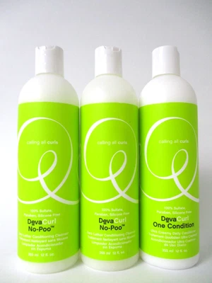 Limpiador acondicionador de espuma Devacurl No-Poo Zero 12 oz (paquete de 3) Foto 1 de 2