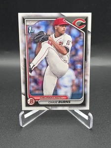 2024 Bowman Draft 1st Baseball Card Paper Chase Burns Cincinnati Reds #BD-55 - Picture 1 of 2