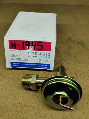 Oldsmobile Toronado Cutlas 1971-74 ACDelco 22502236 Heater Valve H1945 Made in - Image 1 of 4