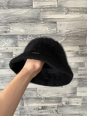 Sombrero cubo negro campana a rayas Kangol Furgora/lana talla única Foto 1 de 4
