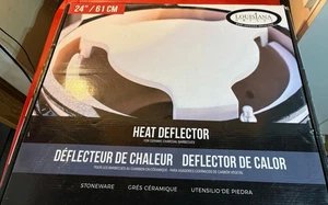 Louisiana Grills Heat Deflector 24-in Ceramic Pizza Stone Cooking Accessory - Picture 1 of 5