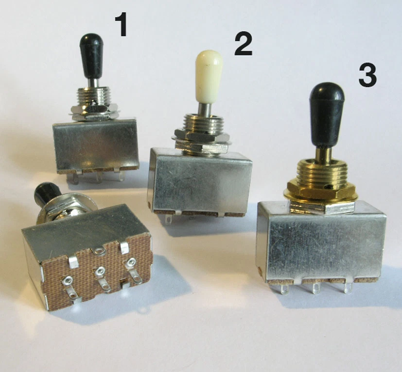 3 way Toggle box Switch with knob E2