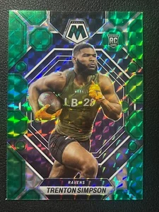2023 Panini Mosaic - Rookies Green Mosaic Prizm #367 Trenton Simpson (RC) - Picture 1 of 2