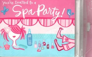 Nuevo Glam Spa Pelo y Uñas Mani Pedi Fiesta Invitaciones por Hallmark - Nuevo - Imagen 1 de 2