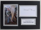 David Attenborough Signed Autograph A4 photo display TV Planet Earth COA AFTAL