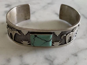 Bracciale Carolyn Pollack Argento Sterling 925 Turchese Freccia Cavallo R Luna - Foto 1 di 16