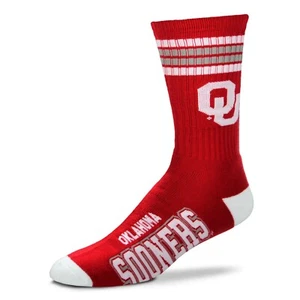 University of Oklahoma Sooners OU Youth Crew Socks - Picture 1 of 1