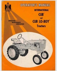 1965 International Cub and Lo-Boy Operator's Manual 80 pages - Picture 1 of 1