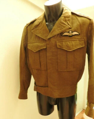 Military WW2 Tunic RAAF Australian Air Force Uniform AFC Pilots Badge (5292) - Image 1 of 4