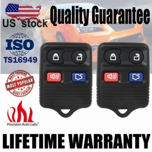 2 Remote Control 4 Buttons Key Fob Car Keyless Entry For Ford Escape 2003-2008 - Picture 1 of 14