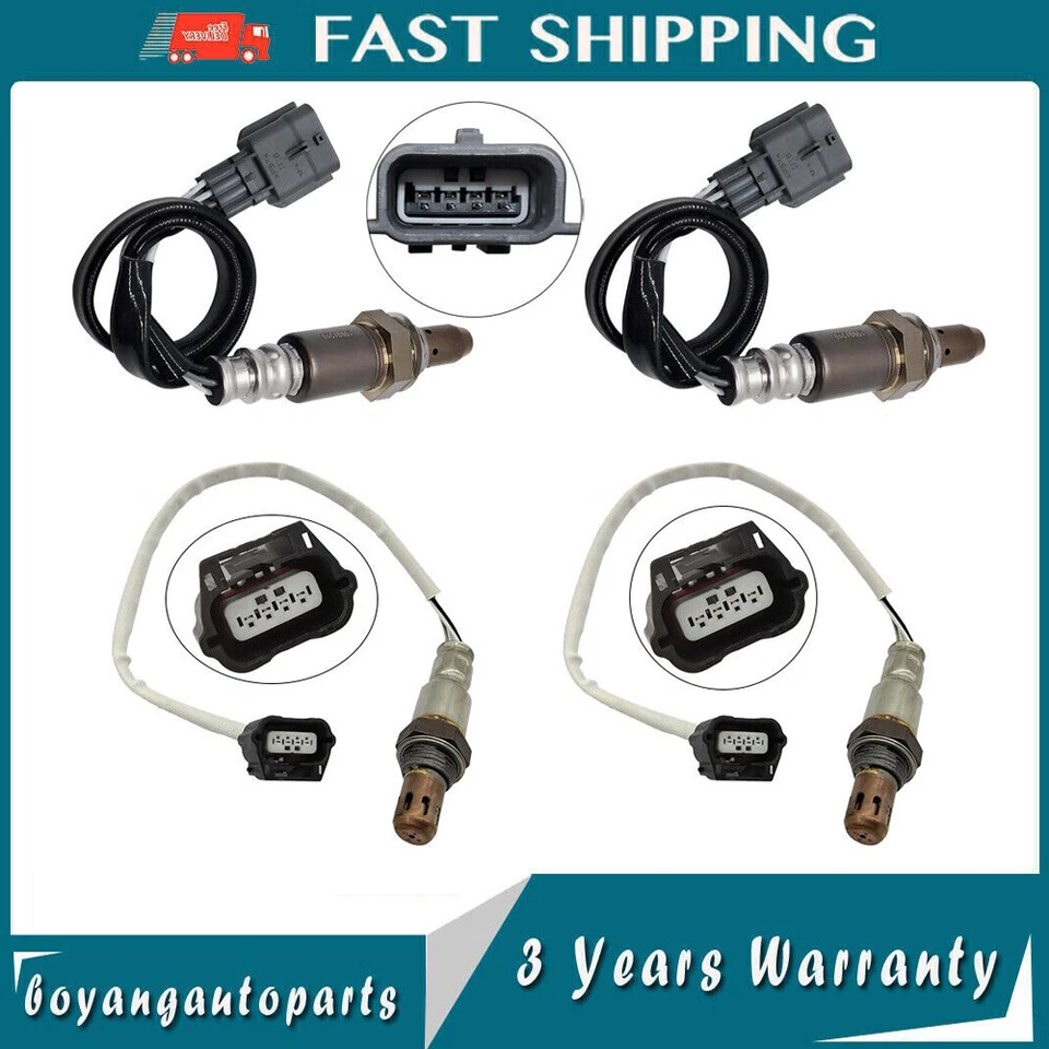 Set Of 4 Up+Down O2 Sensor For 2015 -2020 Nissan 370Z&2014 2015 Infiniti Q50 Q60 - Image 1 of 4