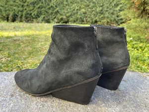 Marsèll booties, black suede. Entirely made in Italy and out of stock everywhere - Picture 1 of 12