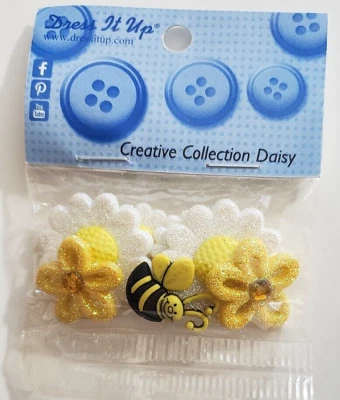 Jesse James Dress It Up Botones - COLECCIÓN CREATIVA MARGARITA - 7 piezas Foto 1 de 2