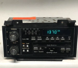 ✅92 CADILLAC FLEETWOOD AM FM OEM RADIO CASSETTE EQUA RADIO 16127076 FULL LIGHTED - Bild 1 von 4