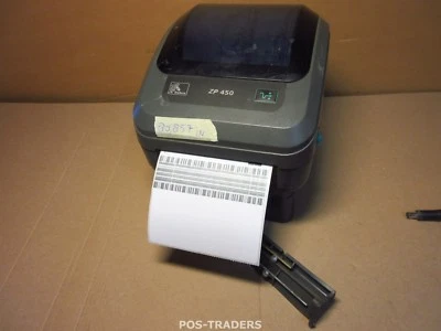 ZEBRA ZP450 Thermo Label Drucker USB 203Dpi DHL UPS GLS TNT DPD - 80,857 INCH - Bild 1 von 4