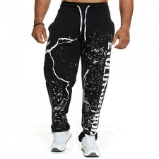 sweatpants nero in cotone el nagual