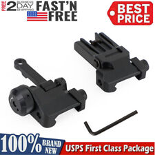 Tactical Flip-up Folding Back Up Iron Sight Flip Up Sights Front and Rear Set