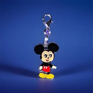 Vintage Mickey Mouse Disney Enamel Clip-on Charm / Keychain, Zipper Add-ons - Picture 1 of 3
