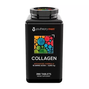 Youtheory Collagene Uomo Formula Avanzata Integratore Alimentare 390 Compresse Scad:11/27 - Foto 1 di 2