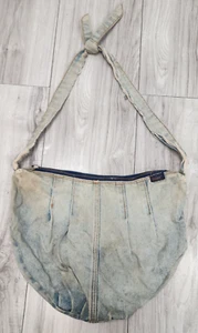 Shane Denim Shoulder Acid Wash Jean Bag - Bild 1 von 13
