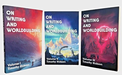 On Writing & Worldbuilding Vol 1–3 Complete Set Trade Paperback Timothy Hickson Foto 1 de 4