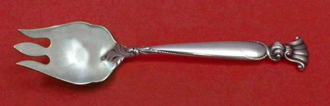 Romance of the Sea by Wallace Sterling Silver Cake Ice Cream Spork Custom 5 3/4" Cover