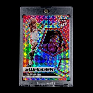 Rare Jalen Green RC - 2021-22 NBA Mosaic Swagger Mosaic Prizm Rookie Holo SP #11 - Picture 1 of 2