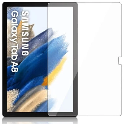 9H Schutzglas für Samsung Galaxy Tab A8 10.5 (X200/X205) Panzerfolie Full-Cover  - Bild 1 von 4