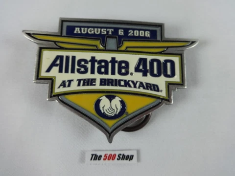 2006 Allstate 400 At the Brickyard Belt Buckle Limited Edition 327 of 500 Pewter Cover