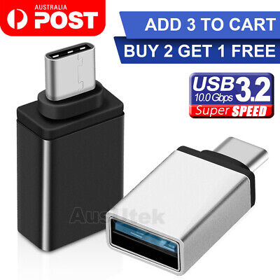 USB-C OTG Data Adapter USB 3.2 Type C Male To USB 3.2 A Female Cable Converter • 4.49$