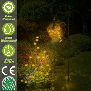 Solar Powered Watering Can String Lights Decorative Garden Fairy For Pathway - Picture 1 of 9