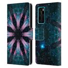 Official Aimee Stewart Mandala Leather Book Wallet Case Cover For Huawei Phones